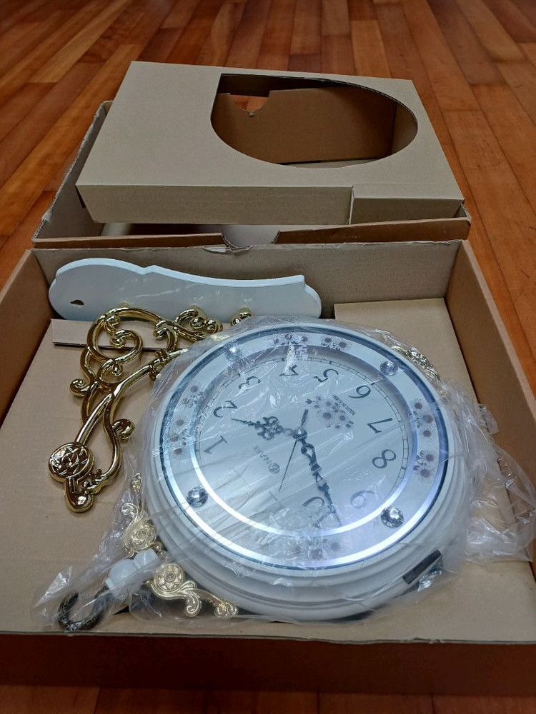 아남 양면 무소음 엔틱 벽시계 새제품 저렴하게 드립니다~ 이미지