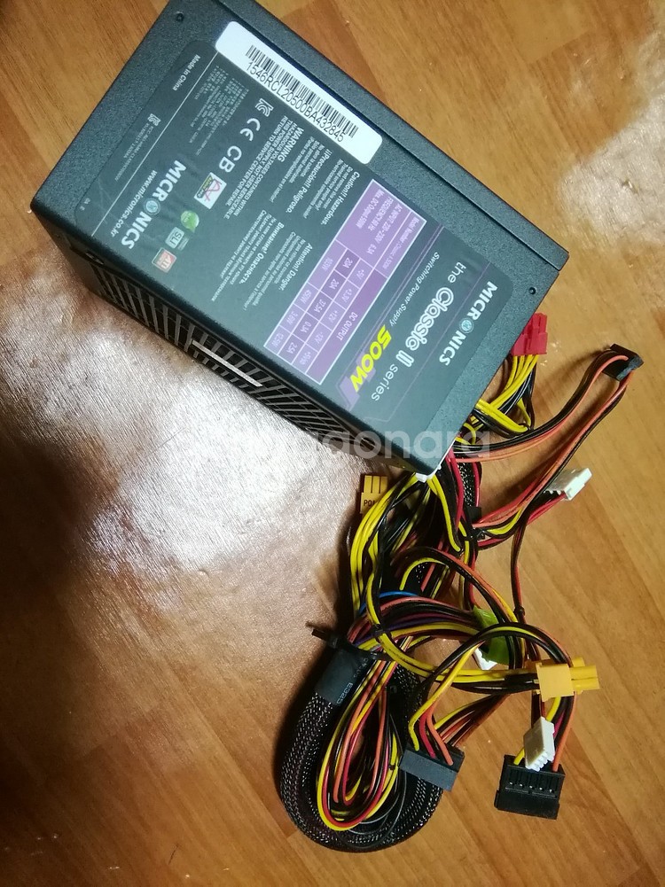 마이크로닉스 The Classic II 500W 파워서플라이 19000원 이미지