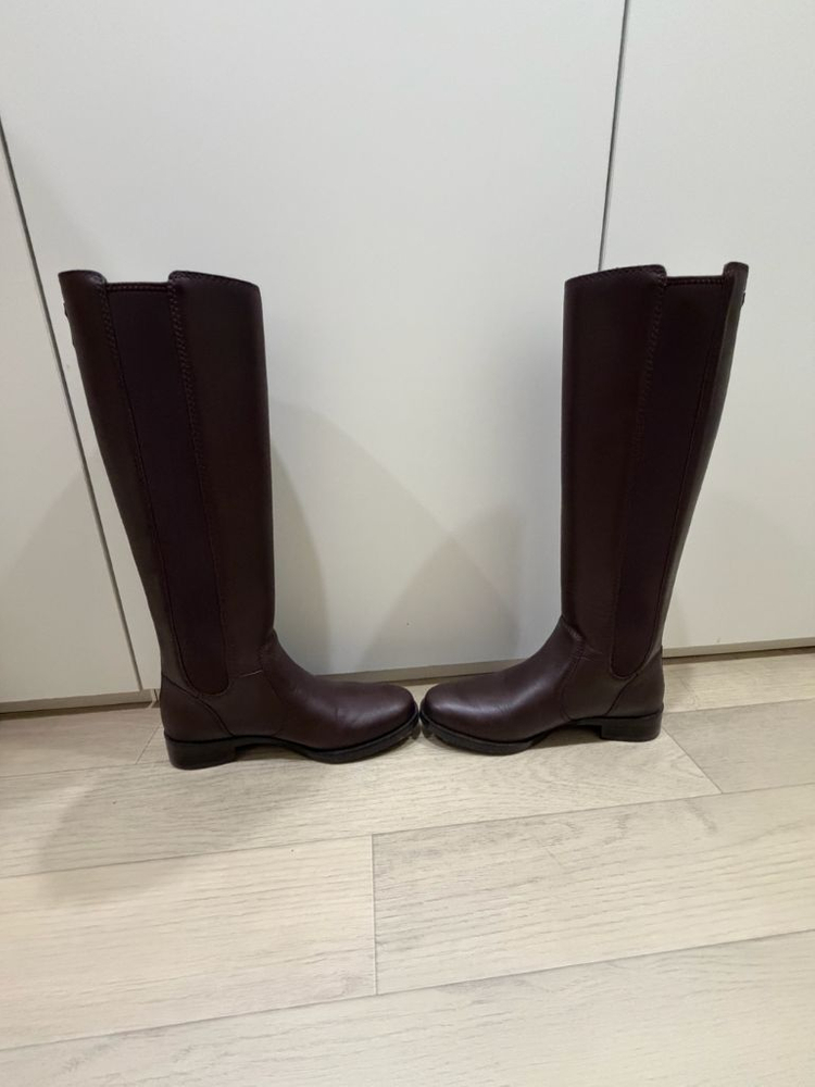 쿠에른 프라하 10 롱부츠 에스프레소 235 덤 앵클부츠 이미지