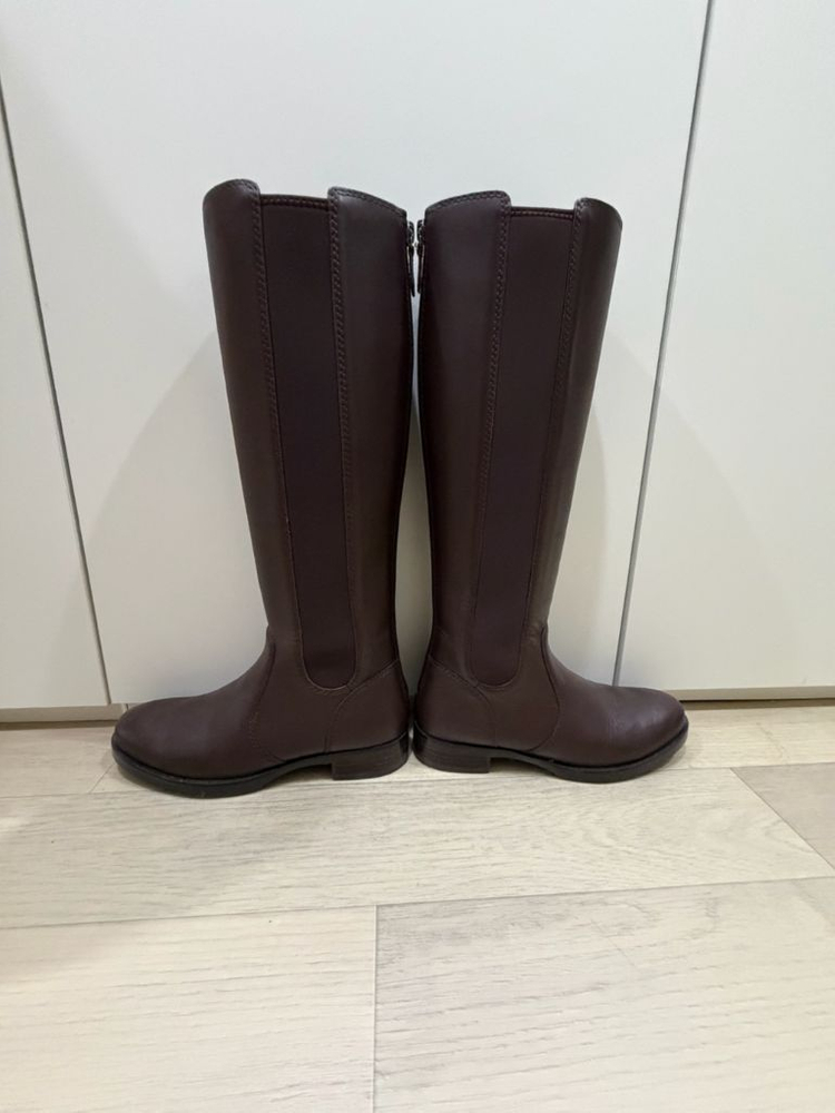 쿠에른 프라하 10 니 하이 부츠 에스프레소 235 덤 앵클부츠 이미지