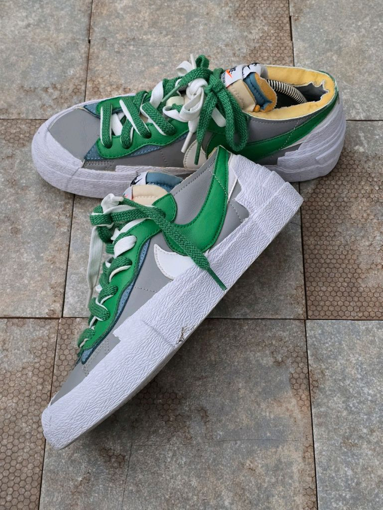(245)나이키 사카이 블레이저 로우 그린 스니커즈 운동화 이미지