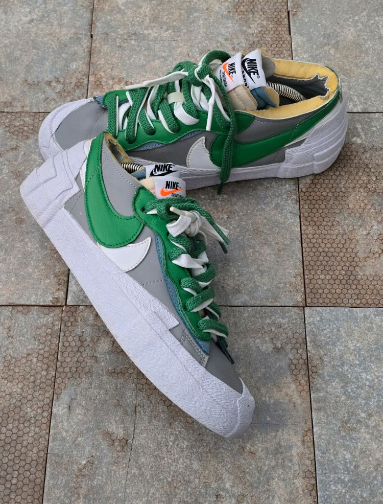 (245)나이키 사카이 블레이저 로우 그린 스니커즈 운동화 이미지