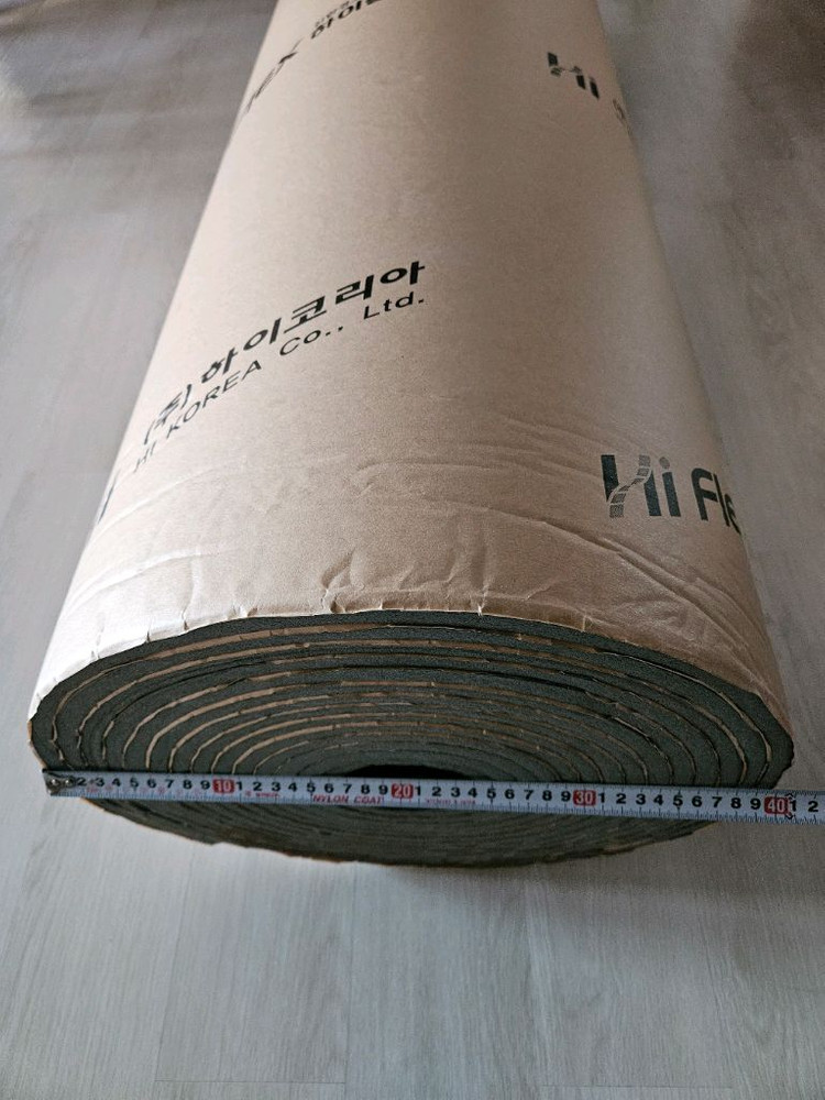 캠핑카 단열 끝판왕 하이플렉스 13T 자가접착 시트 보온재 (실사용 검증) 이미지