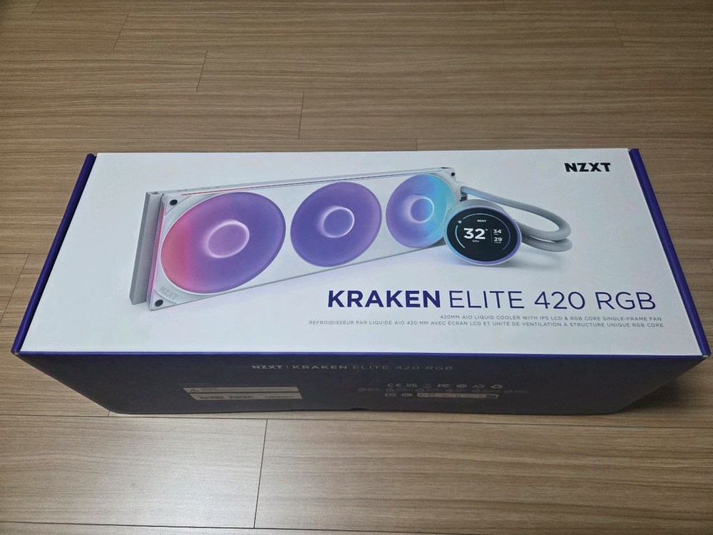 NZXT KRAKEN ELITE 420 RGB 수냉쿨러 이미지