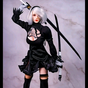 니어오토마타 2B 실리콘 액션 피규어 이미지