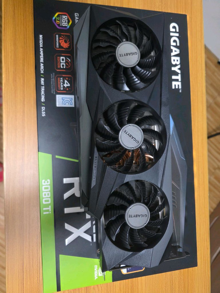기가바이트 rtx 3080ti 게이밍 OC 그래픽카드 팝니다 이미지