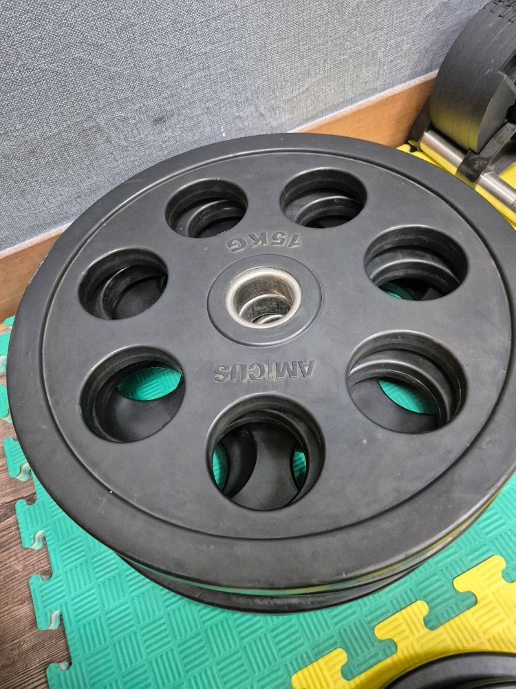 힘콩철봉+플라이 / 중량원판+바벨 판매합니다 이미지