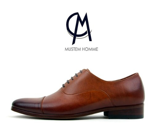[6cm키높이] 머스템 수제화 옥스퍼드 SH 1111-1 스페셜브라운 280 ~ 290사이즈 (빠른구매시네고) 이미지