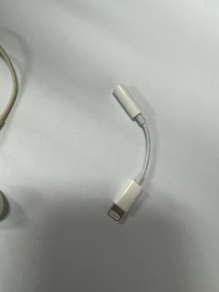 애플 아이폰 아이팟 정품 이어폰 판매 합니다! 3.5mm aux용 라이트닝 젠더포함 이미지