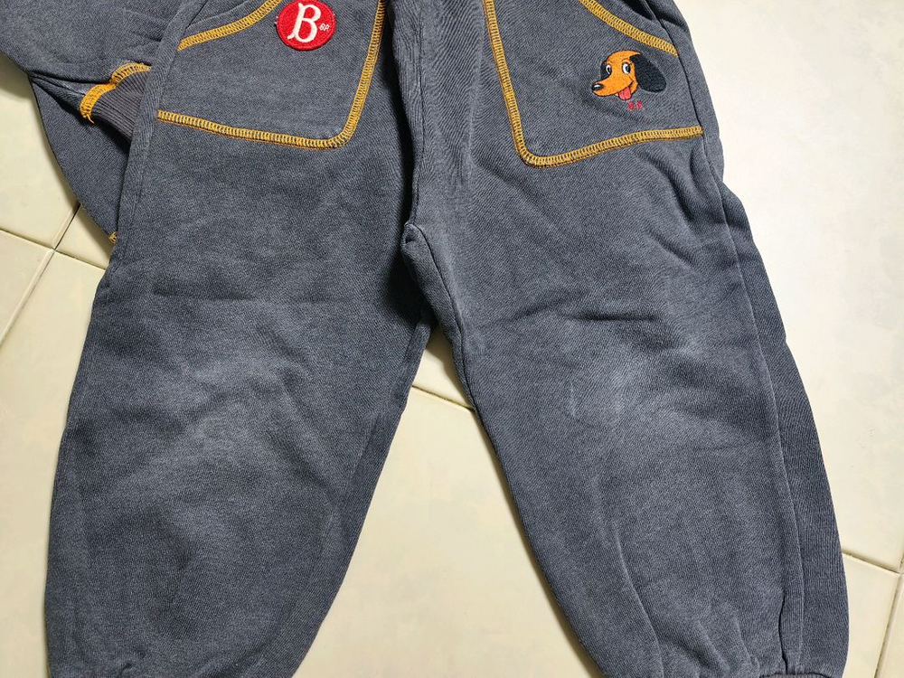 베베드피노 꽁뜨 피그먼트 맨투맨 셋업 키즈100 이미지