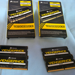 커세어 노트북용 ddr4 32gb 4개 이미지