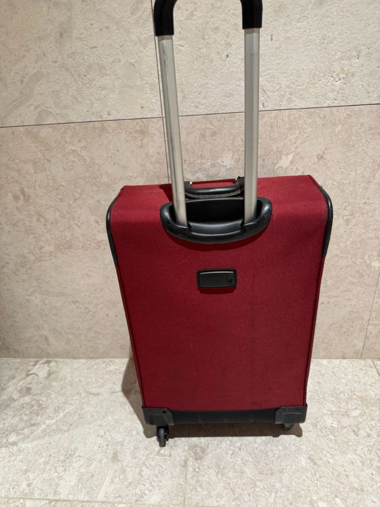 샘소나이트 4바퀴 수화물 화물용 패브릭 소프트 캐리어 자주색72-44-30cm 이미지