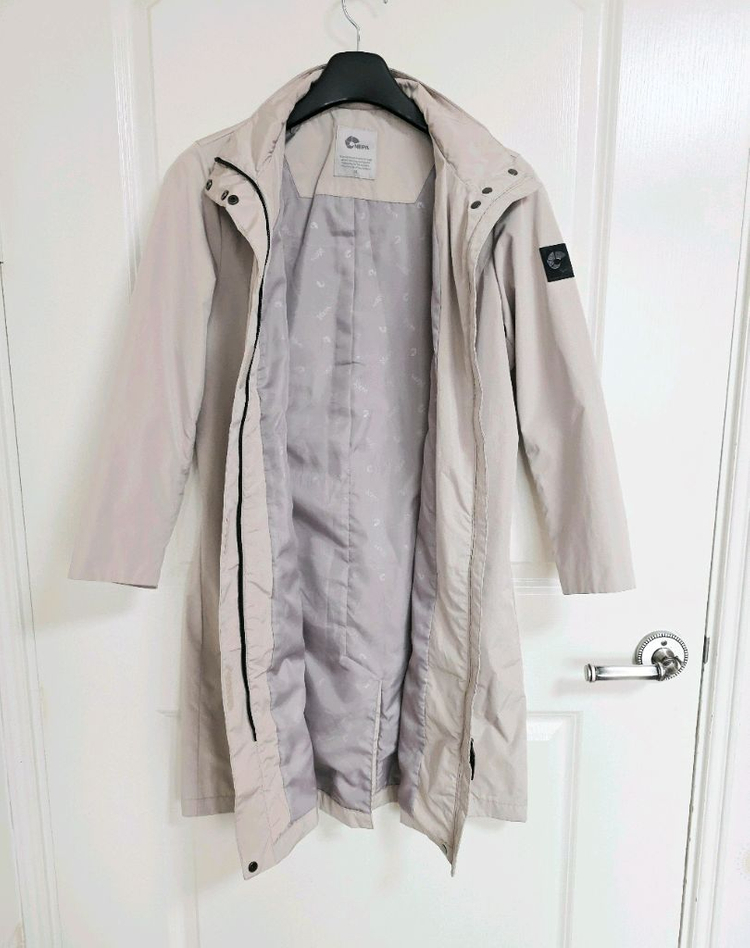 네파 여성 경랑 트렌치핏 롱 자켓 이미지