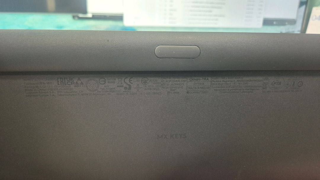 로지텍 MX KEYS 키보드 맥 키보드 이미지