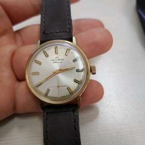 HELVETIA 골드필드 수동시계(유니타스 군용무브) 이미지