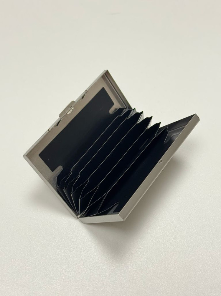 메종 마르지엘라 메탈 실버 카드지갑 명함지갑 새상품 이미지