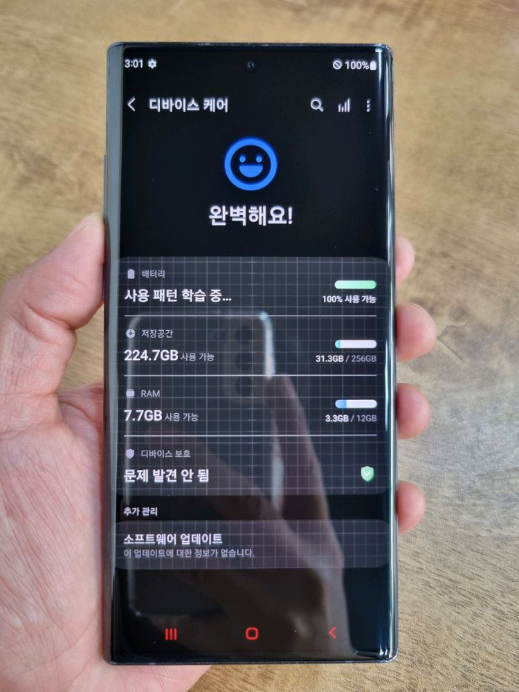 갤럭시노트10플러스 블랙 256GB 자급제공기계 스타워즈 스페셜 에디션 이미지