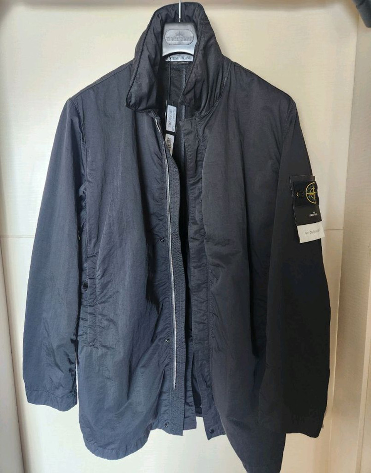 스톤아일랜드/NYLON BATAVIA TC 코트/M/블랙 이미지