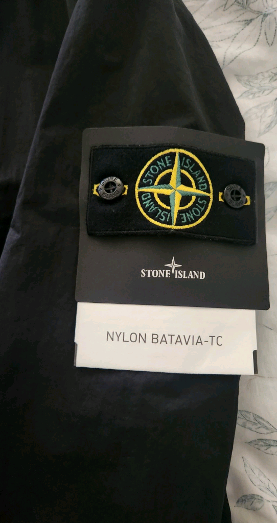 스톤아일랜드/NYLON BATAVIA TC 코트/M/블랙 이미지