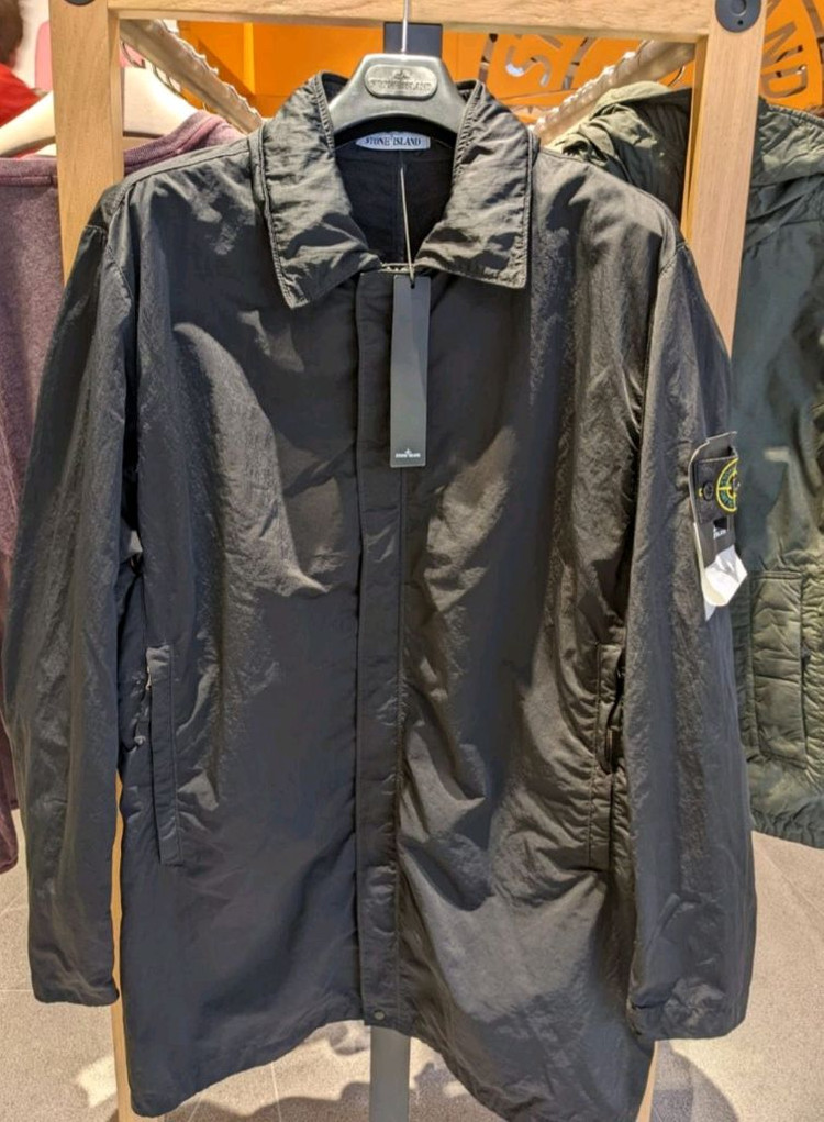 스톤아일랜드/NYLON BATAVIA TC 코트/M/블랙 이미지