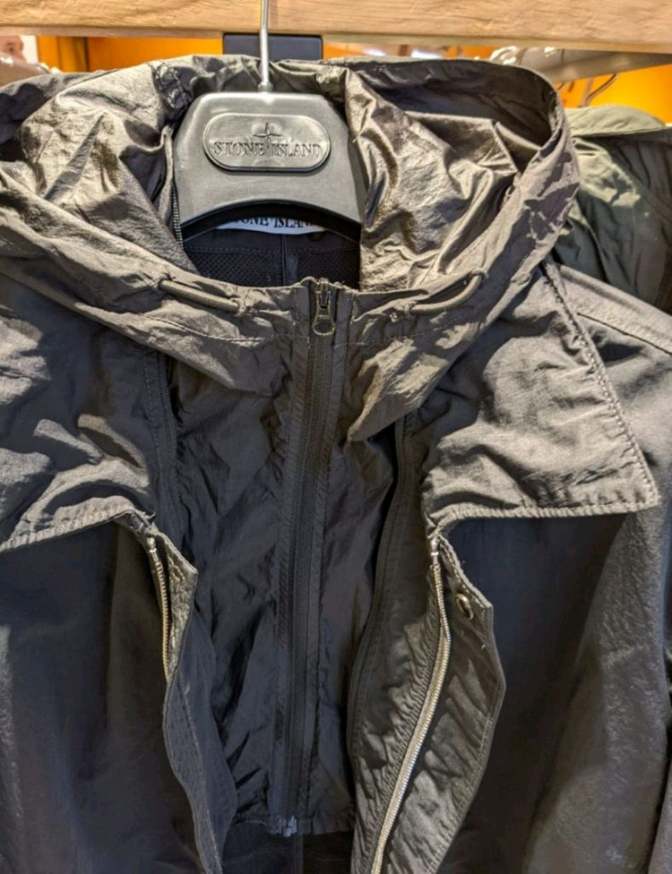 스톤아일랜드/NYLON BATAVIA TC 코트/M/블랙 이미지