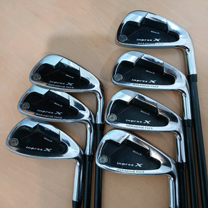 야마하 인프레스 X BLACK 그라파이트 남자골프채 아이언셋트 이미지