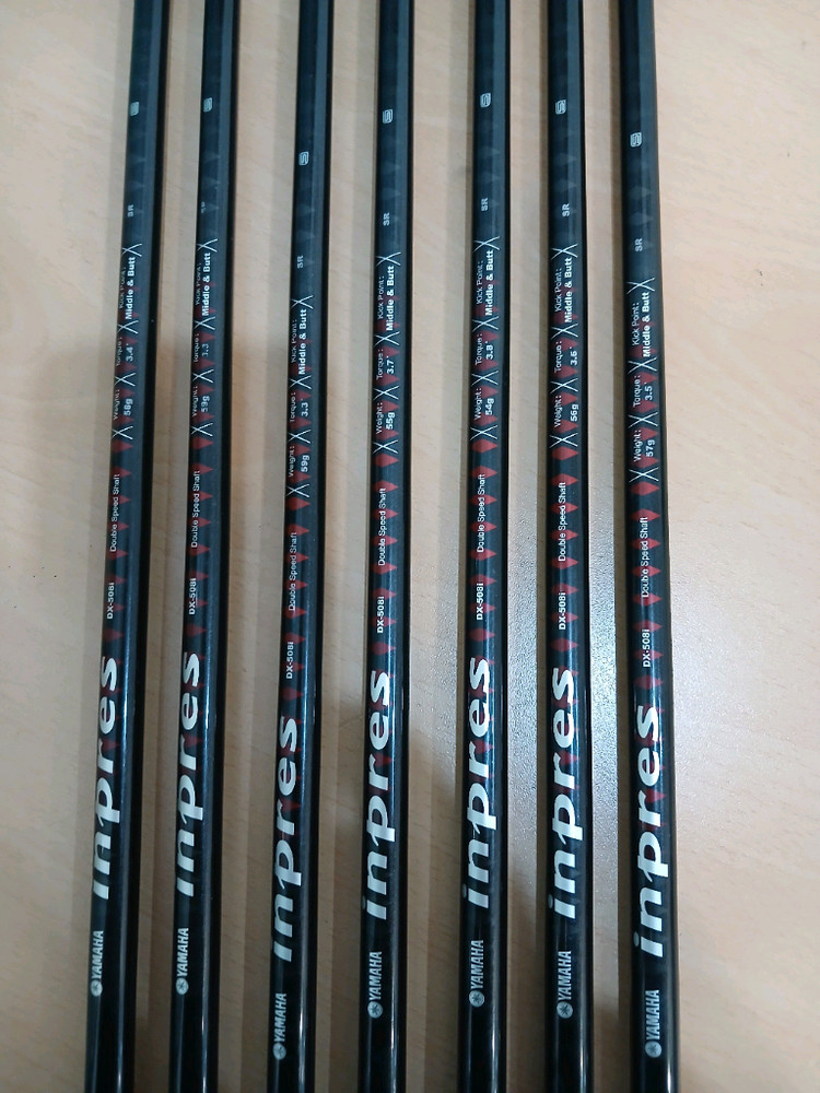 야마하 인프레스 X BLACK 그라파이트 남자골프채 아이언셋트 이미지