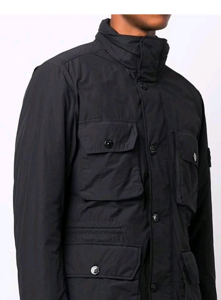 스톤아일랜드/NASLAN LIGHT프리마로프트 패딩/블랙/M 이미지