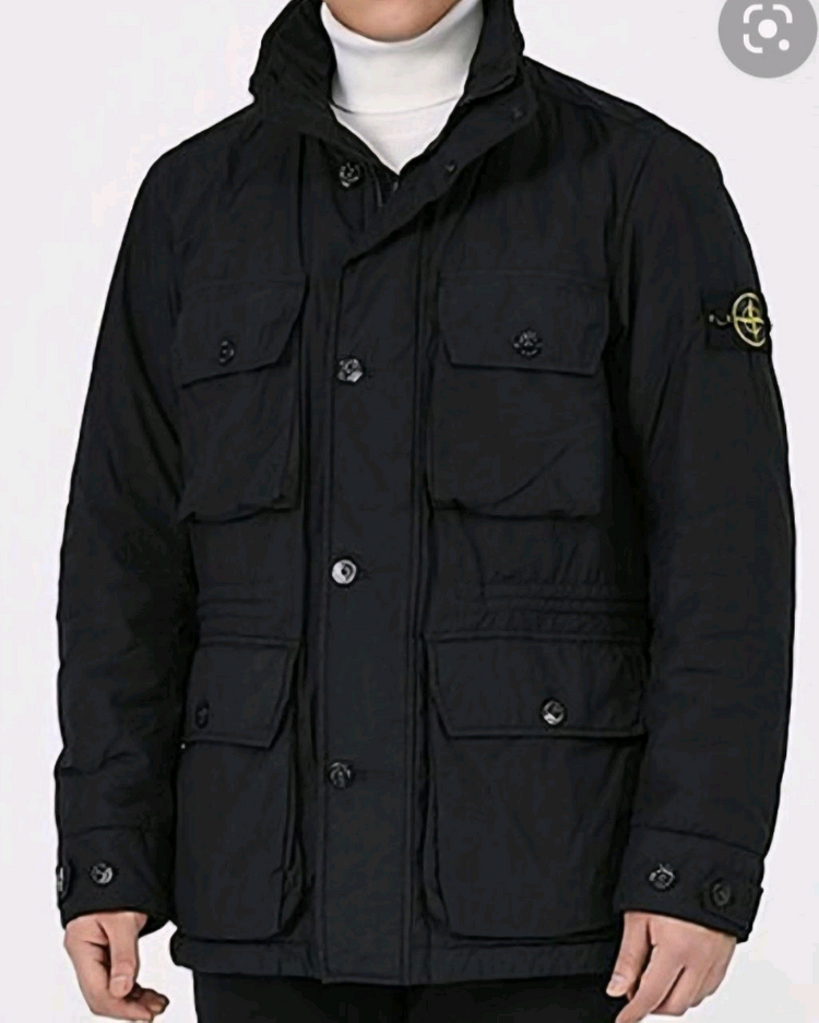 스톤아일랜드/NASLAN LIGHT프리마로프트 패딩/블랙/M 이미지