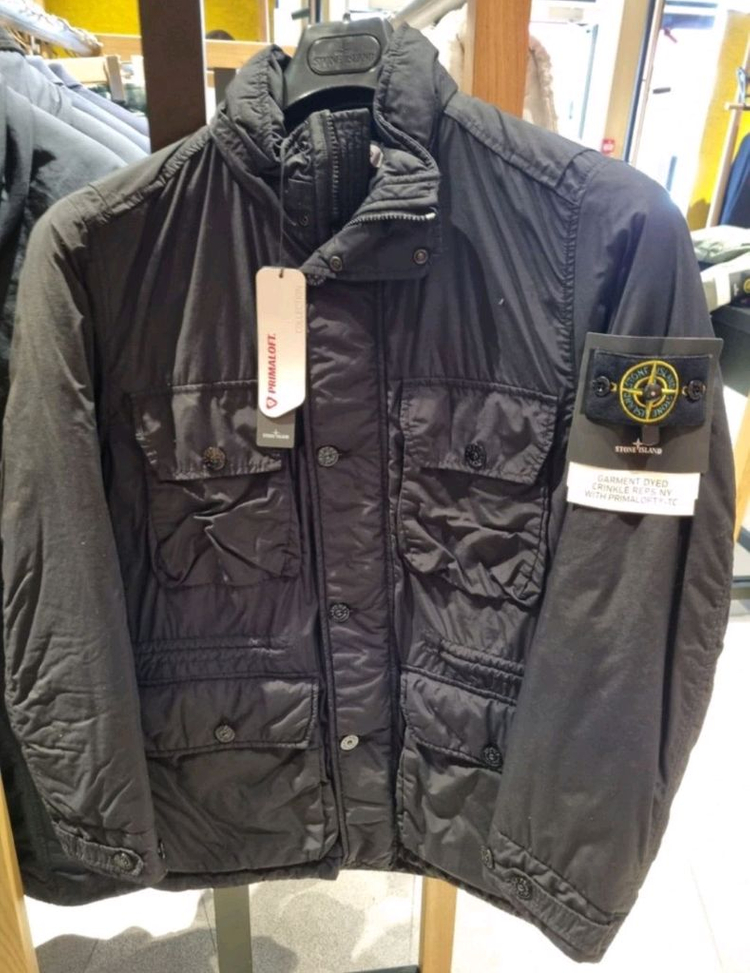 스톤아일랜드/NASLAN LIGHT프리마로프트 패딩/블랙/M 이미지