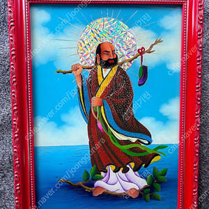 불교 장식품 포대화상 달마대사 달마도 그림 벽걸이 액자 이미지