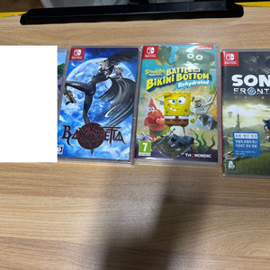 닌텐도 스위치 베요네타1(미개봉) 스폰지밥 스위치2 게임 이미지