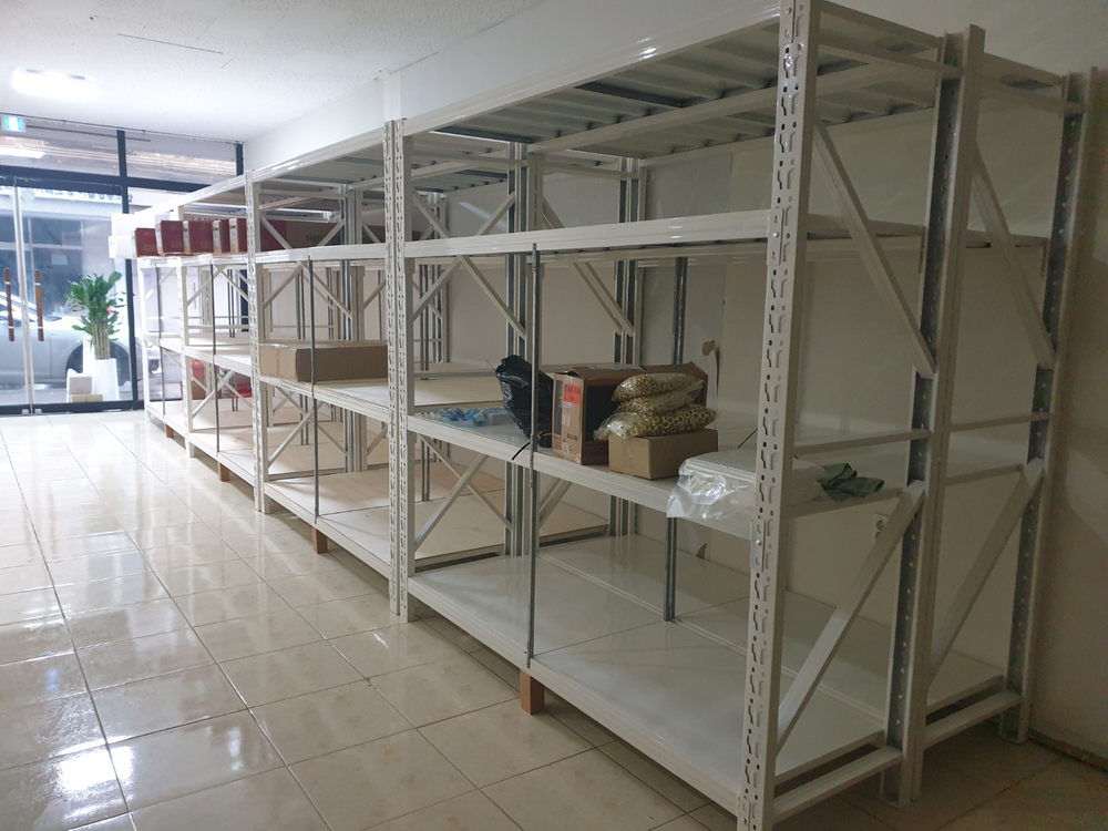 농업용 고릴라랙 철제선반 철제앵글 무볼트선반 새제품 농림창고 농막정리 이미지