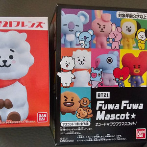 BT21 피규어 랜덤 인형 세트 이미지
