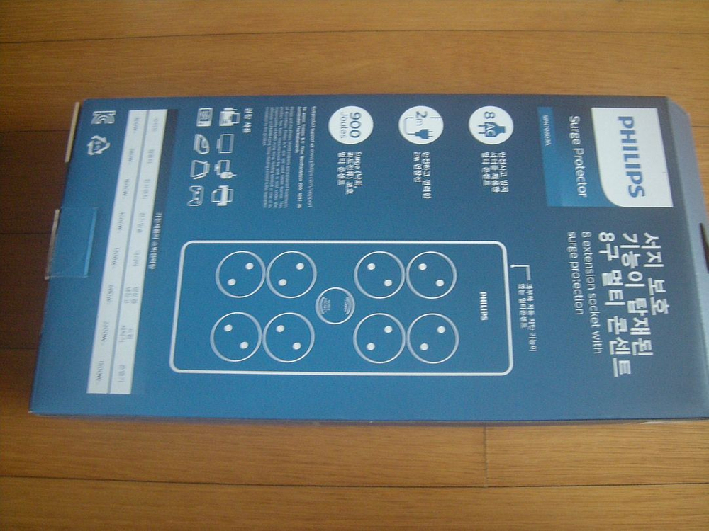 필립스멀티탭8구2m+스마트폰usb스탠드케이블거치대/나이키 아디다스 러닝 엘지삼성tv모니터 컴퓨터 노트북 아이폰 이미지