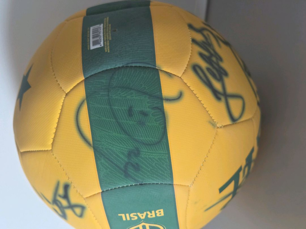 브라질축구대표팀 싸인공 축구공 이미지