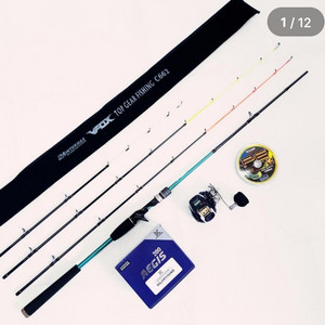 한치,쭈꾸미,갑오징어낚시대(초릿대3)+수심체크릴+합사 이미지