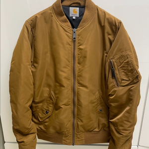 칼하트 wip 애쉬튼 MA-1 봄버 자켓 브라운 M (오버핏L) 이미지