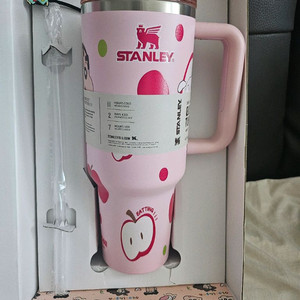 스탠리 짱구 퀜처 H2.0 텀블러 40oz 핑크 이미지
