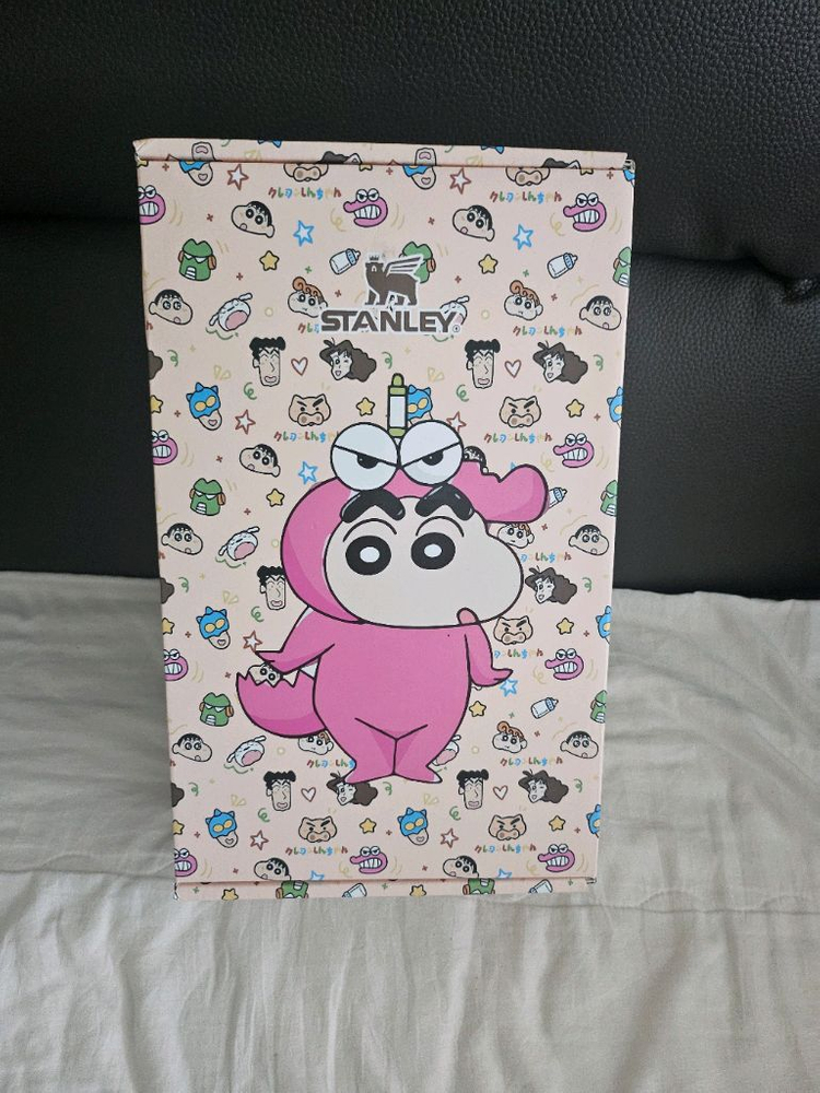 스탠리 짱구 퀜처 H2.0 텀블러 40oz 핑크 이미지