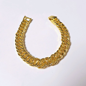 [새상품]304 스테인리스 골드 금팔찌 12mm 남자 여자 목걸이 차량용 휴대용 등산 골프 자전거 낚시 구찌 닥스 이미지