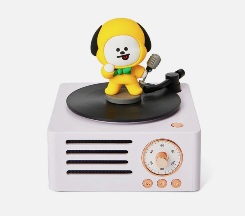 BTS BT21 턴테이블 블루투스 스피커 이미지
