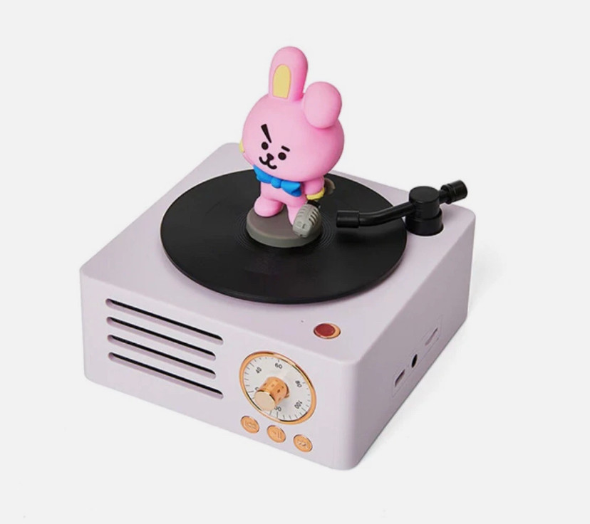 BTS BT21 턴테이블 블루투스 스피커 이미지
