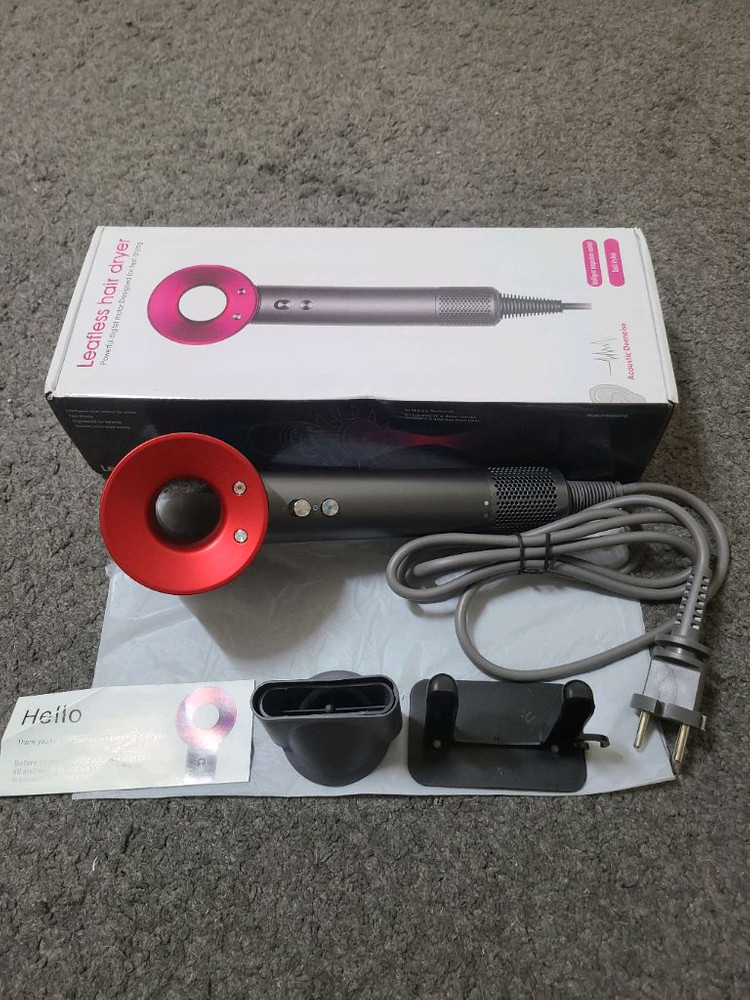 차이슨 슈퍼소닉 드라이기 220V 거치대포함 2종노즐 (새상품) 이미지