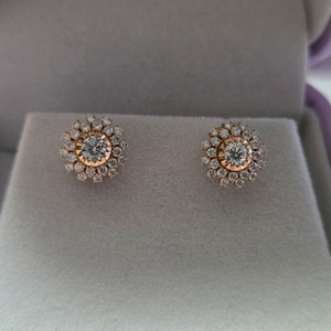 골든듀 글리터링 18k 다이아1부 귀걸이 이미지