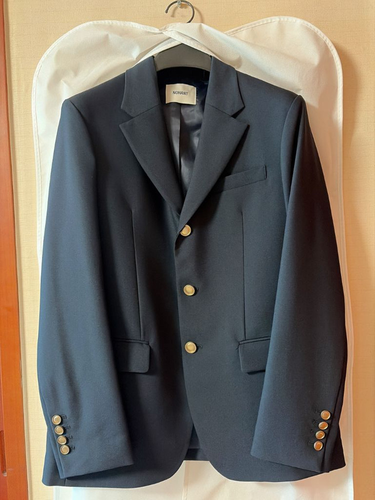 노앙 NOHANT 싱글 브레스트 자켓 네이비 M 판매합니다 ! 이미지