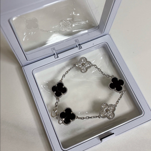 반클블랙실버오닉스자개팔찌(새상품) 이미지