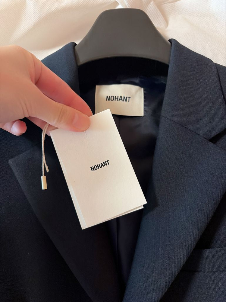 노앙 NOHANT 싱글 브레스트 자켓 네이비 M 판매합니다 ! 이미지