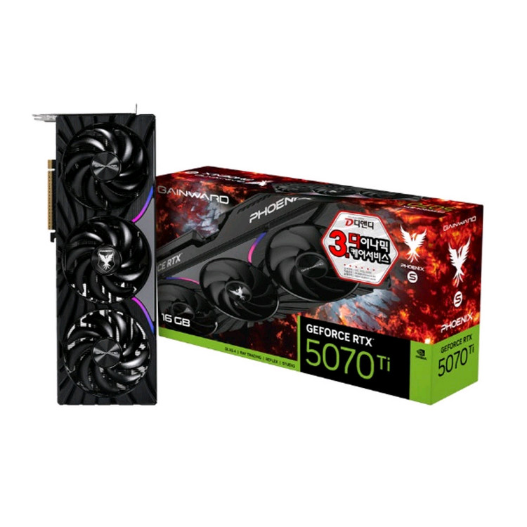 지포스 게인워드 RTX 5070 Ti Phoenix 피닉스s 16GB 이미지