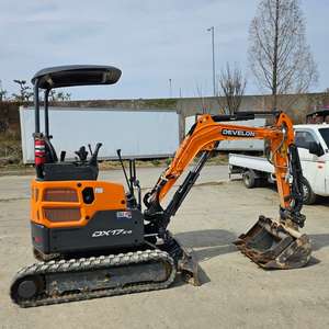 두산 DX17 저가동 미니굴삭기 매매 2022년 340시간가동 중고굴착기 이미지